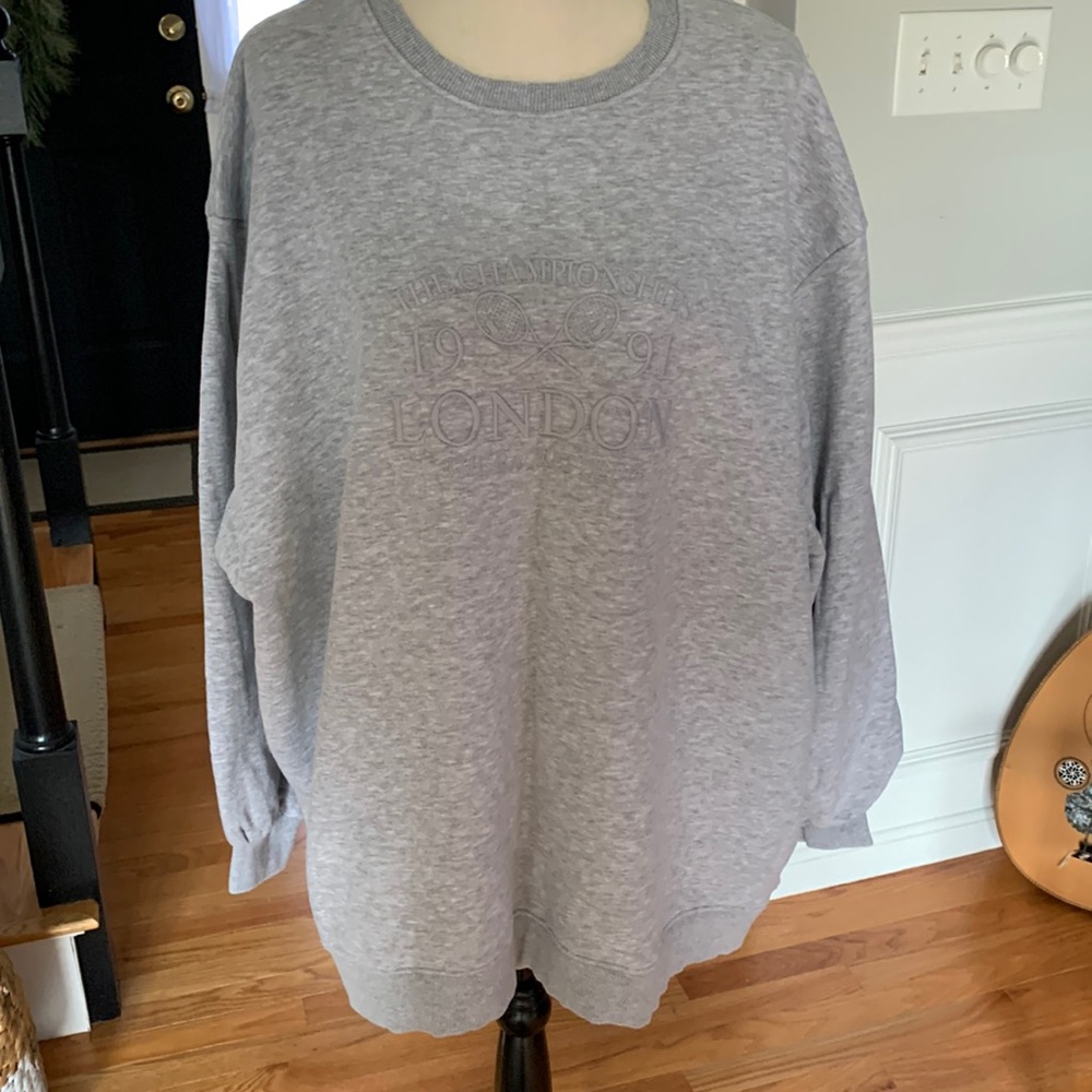 Threadbare Embossed Graphic Sweatshirt - image 1